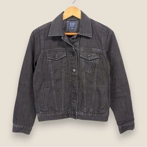 GAP Black Jean Jacket Size XS